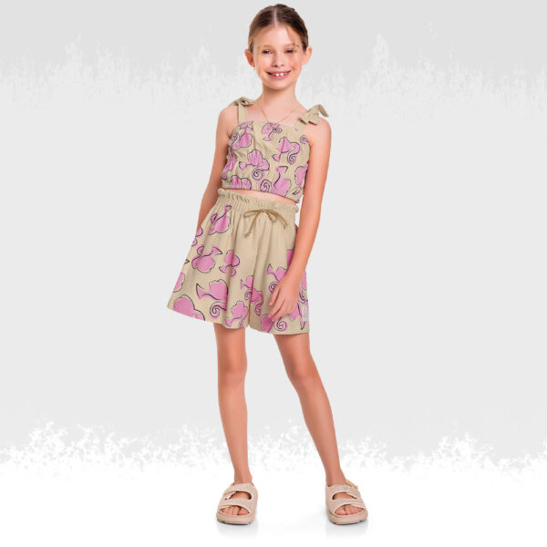 Conjunto Barbie Fashion Rosa & Nude - Image 3