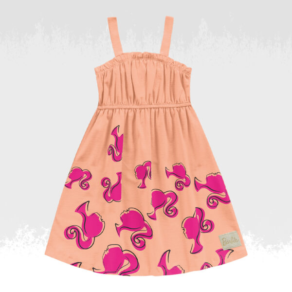 Vestido Barbie Laranja - Image 2