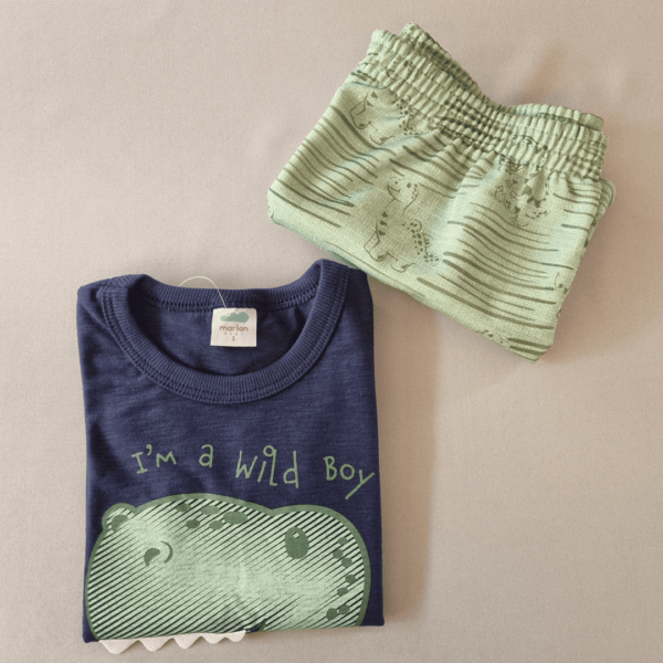 Conjunto Wild Dino (Marinho e Verde) - Image 7