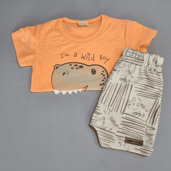 Conjunto Wild Dino (Laranja e Bege) - Image 6