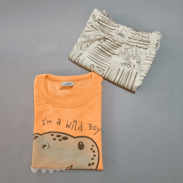 Conjunto Wild Dino (Laranja e Bege) - Image 7