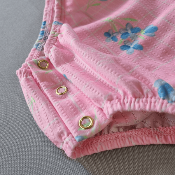 Body Bebê Off White e Rosa - Image 4