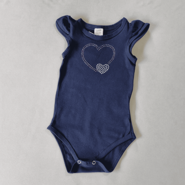 Conjunto Body Azul - Marinho + Saia Corações - Image 4