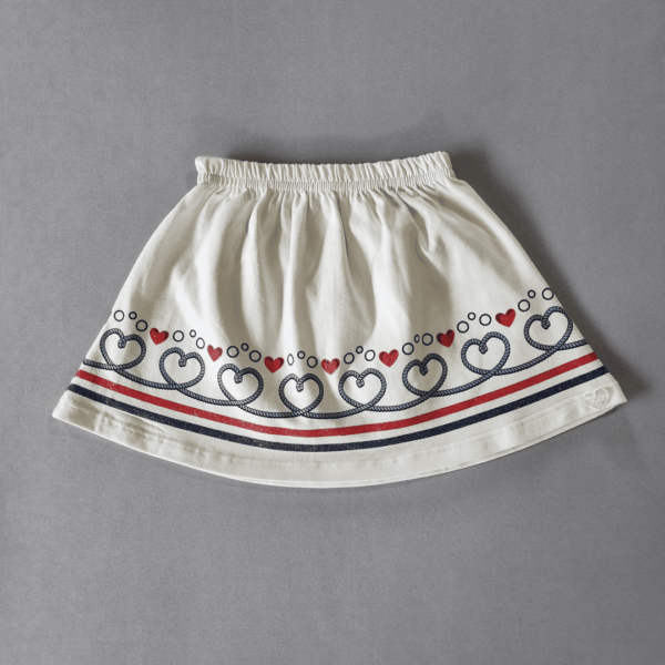 Conjunto Body Azul - Marinho + Saia Corações - Image 5