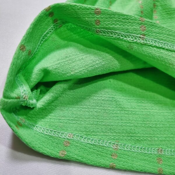 Vestido Verde Babado Alça Laço - Image 2