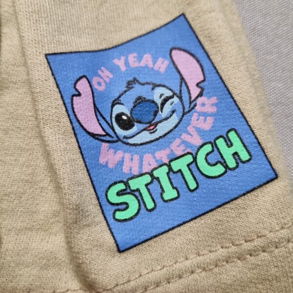 Conjunto Stitch Rosa + Short Saia Bege - Image 6