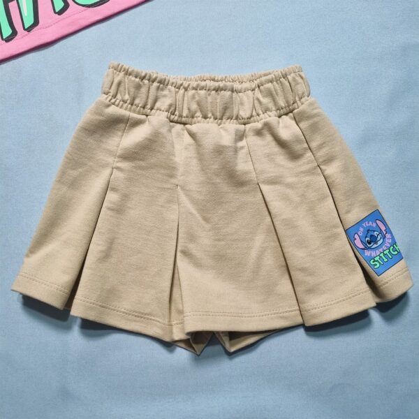 Conjunto Stitch Rosa + Short Saia Bege - Image 7