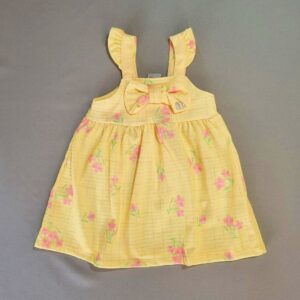 Vestido Amarelo com Laço