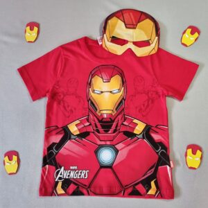 Camiseta Homem de Ferro com Máscara – Missão Super-Herói