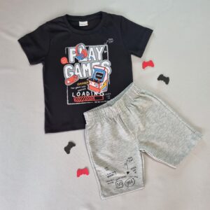 Conjunto Play Games 100% Algodão