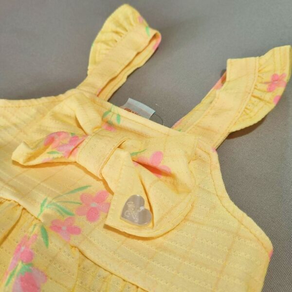 Vestido Amarelo com Laço - Image 3