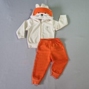 Conjunto Infantil Inverno Marlan – Capuz de Raposinha com Forro Peluciado