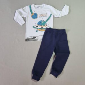 Conjunto Bebê Inverno Marlan Baby – Dinostronauta no Espaço