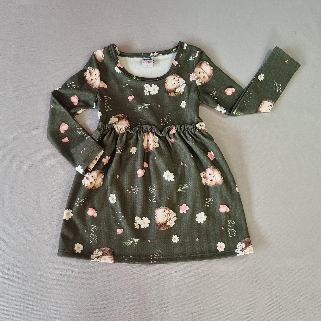 Vestido Infantil Inverno Marlan – Verde Olive